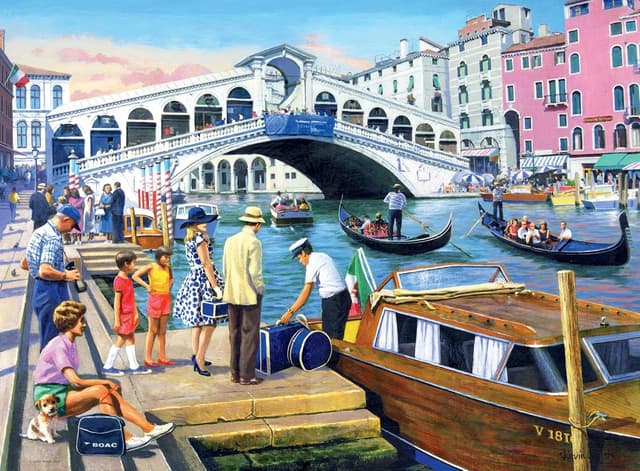 Detalle de Ravensburger Holiday Memories 2x 500 Piece Jigsaw Puzzle Set (age 10+)