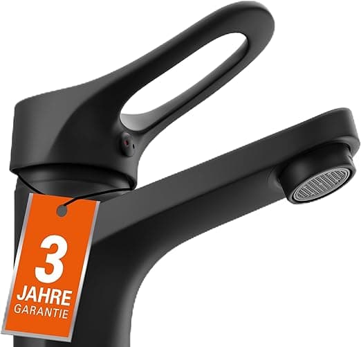 Imagen de EISL NI075VEB VERONA Grifo monomando para lavabo, negro mate 🚰 en OfertitasTOP