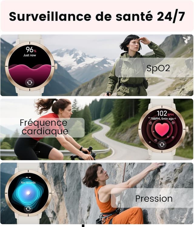 Detalle 1 de DREMAC montre connectée femme 1,35