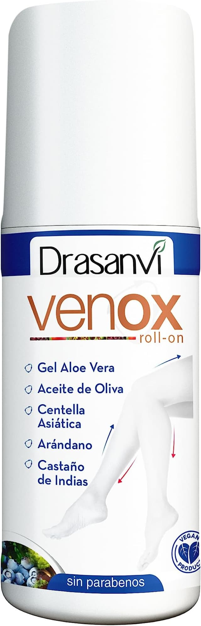 Imagen de Drasanvi Venox Roll-On Vegano con Aloe, Menta y Castaño de Indias en OfertitasTOP