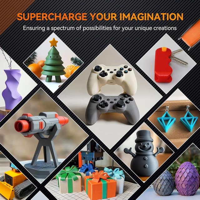 Thumbnail 6 de TECBEARS PLA Filament 1,75 mm in Weiß (1 kg) – präziser FDM-3D-Druck mit Vakuumverpackung