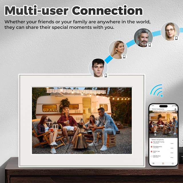 Detalle de Frameo 10.1 Inch Digital Photo Frame 32GB