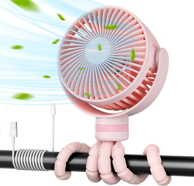 Imagen de Momcozy Portable Stroller Fan 8000mAh handheld fan 🌀 en OfertitasTOP