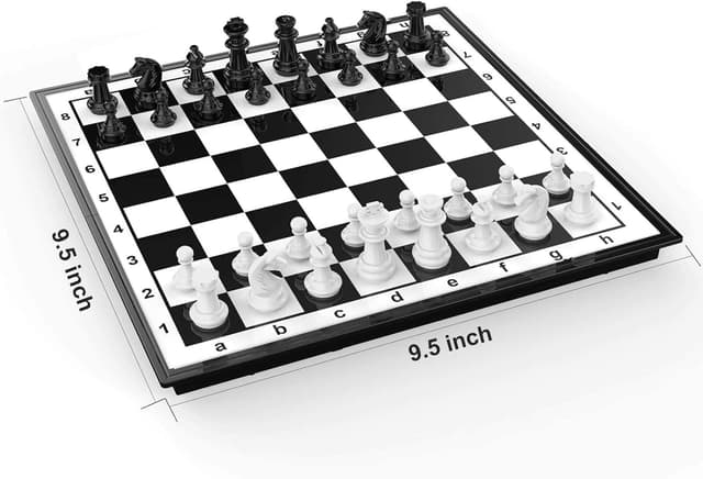 Thumbnail 5 de Magnetic Travel Chess Set 9.5 Inch ♟