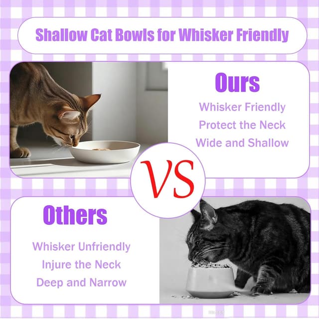 Thumbnail 2 de 12 Pack Cat Bowls Whisker Friendly