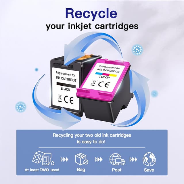 Thumbnail 4 de VVQV 301 XL Multipack Tintenkartuschen für HP-Drucker