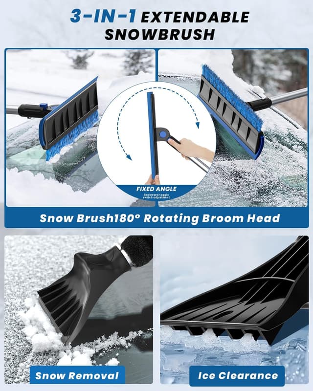 Detalle 1 de helloleiboo 2025 Extra Long 55.7" Ice Scraper