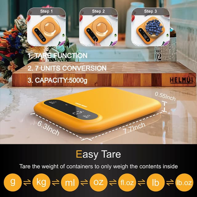 Thumbnail 1 de GRAM PRES Digitale Küchenwaage 11lb