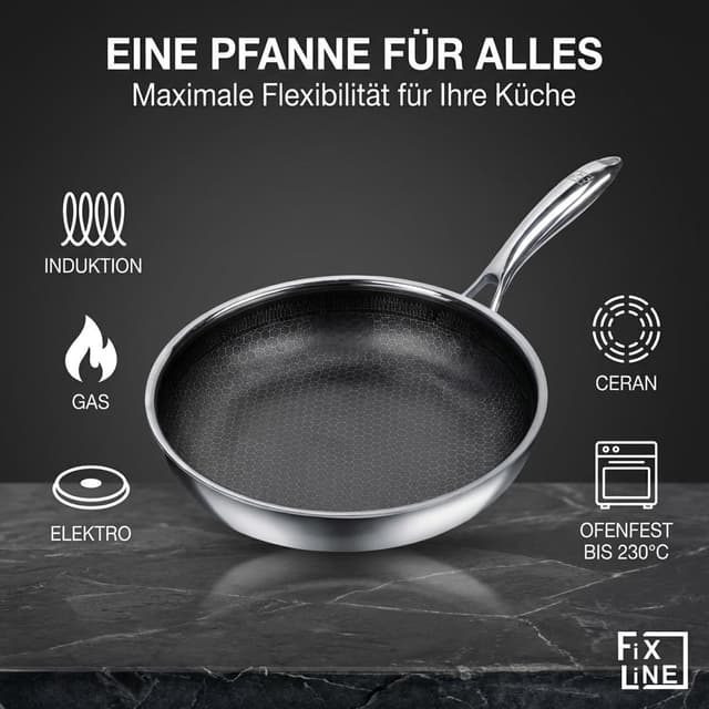 Thumbnail 5 de FIXLINE Black Forest Bratpfanne 28cm Antihaft