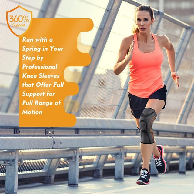 Thumbnail 5 de Knee compression sleeves L, 2 pack