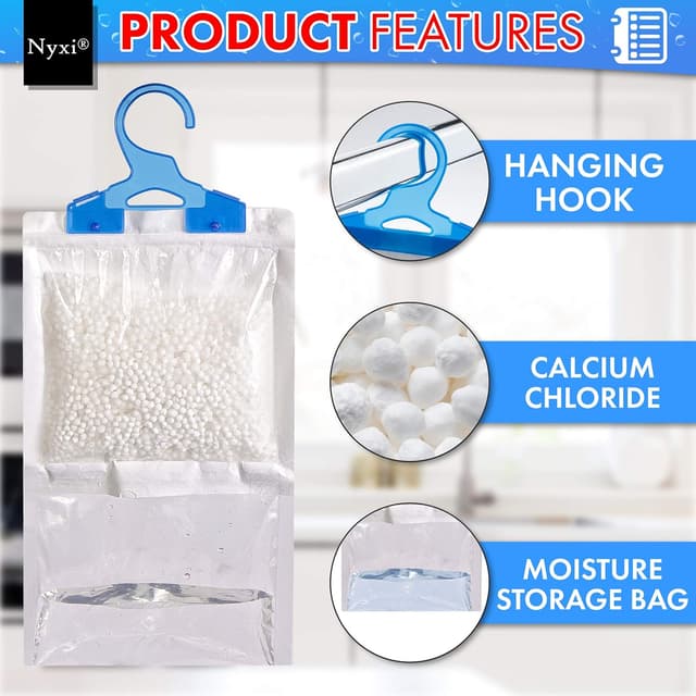 Thumbnail 2 de Nyxi Hanging Wardrobe Dehumidifier Set 3