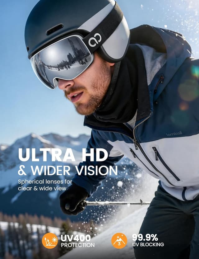 Thumbnail 1 de Lamicall Ski Goggles OTG with Cat3 lens