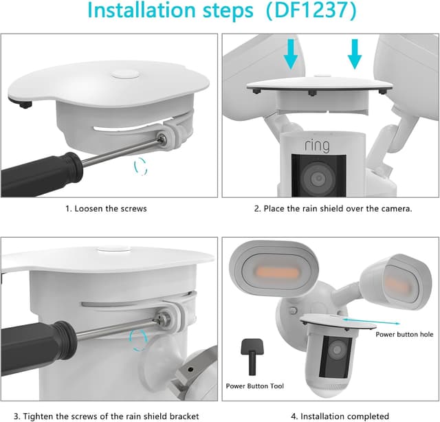 Thumbnail 6 de TIUIHU Kamera Regenschutz Floodlight Cam Wired Pro