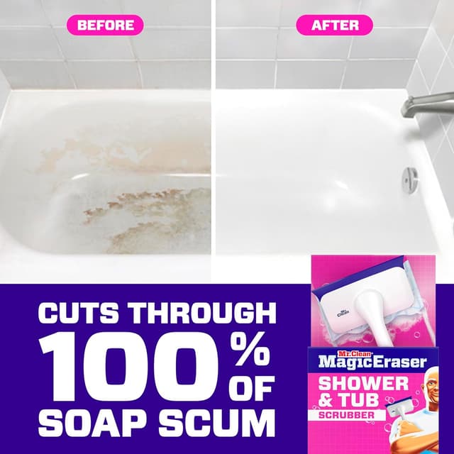 Detalle 2 de Magic Eraser Shower & Tub Scrubber Kit