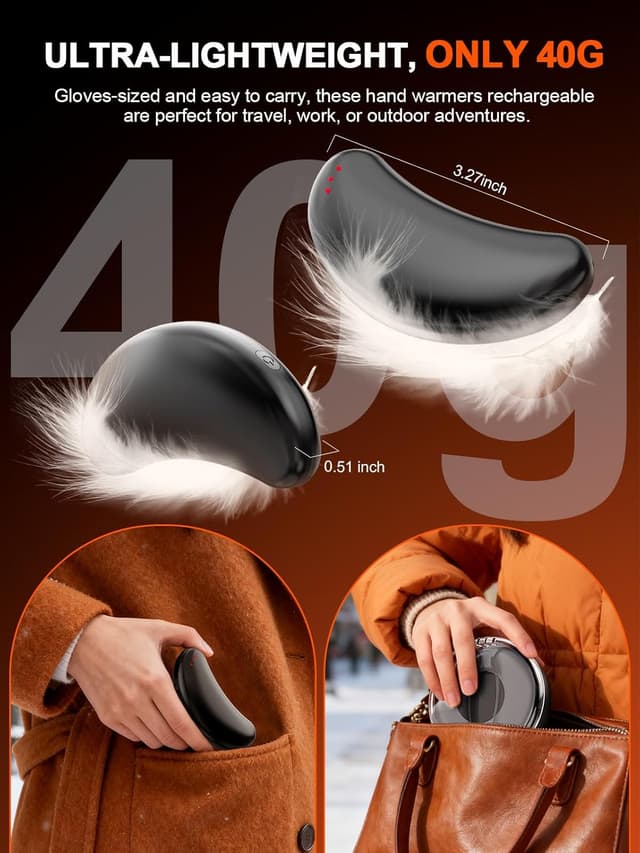 Thumbnail 4 de Hand Warmers Rechargeable 2 Pack with 2000mAh Battery