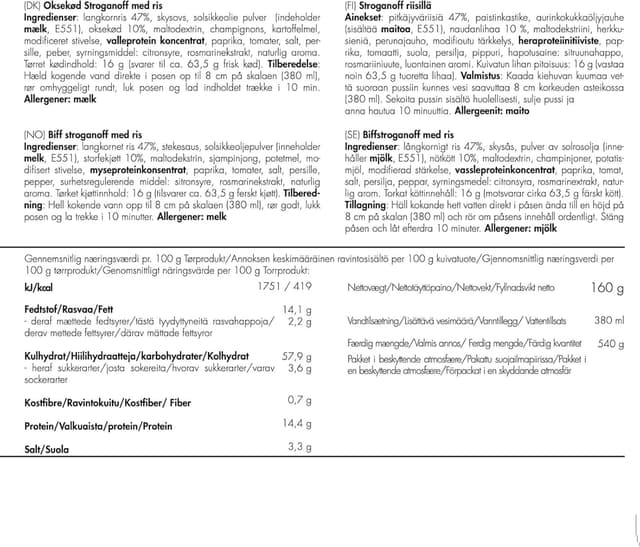 Thumbnail 6 de Trek'n Eat Beef Stroganoff con Arroz 🍽