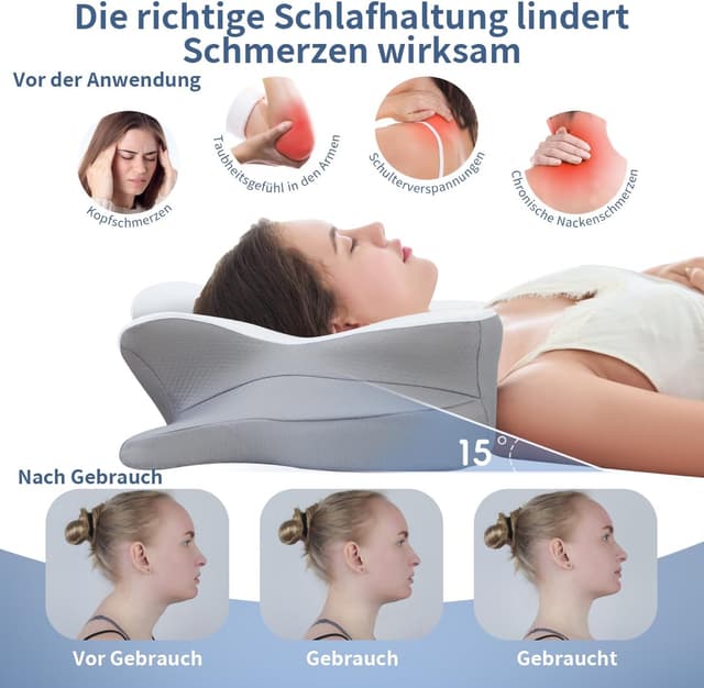 Thumbnail 6 de Fyova Nackenkissen mit Memory-Schaum