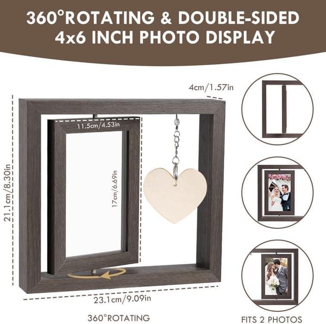 Thumbnail 1 de Aolso Cadre Photo Bois 21 x 23 cm