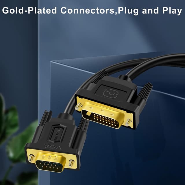 Detalle 2 de SHULIANCABLE DVI a VGA 1M, convertitore