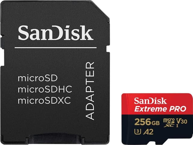 Detalle 2 de SanDisk Extreme PRO Micro SDXC 256GB 🏞️ Rápida y Resistente