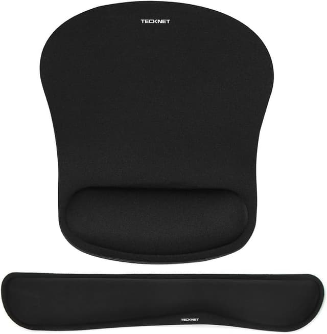 Detalle de TECKNET Wrist Rest Mat keyboard and mouse pad
