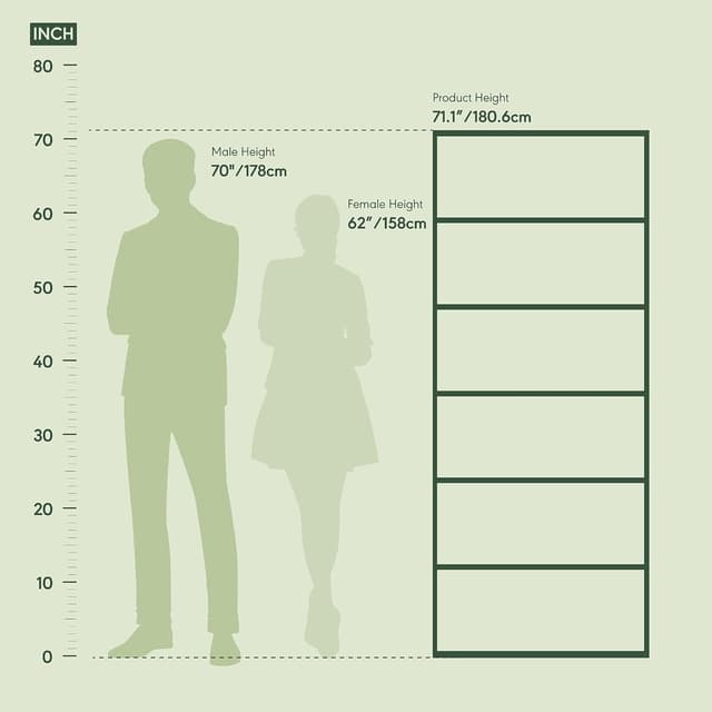 Detalle de Libreria Furinno Jaya 6 ripiani in rovere