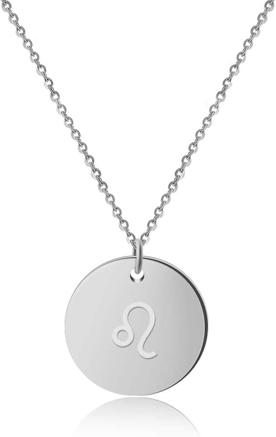 Detalle de GD GOOD.designs Catena zodiacale oro 18 carati impermeabile – collana in acciaio inox con ciondolo dell’oroscopo