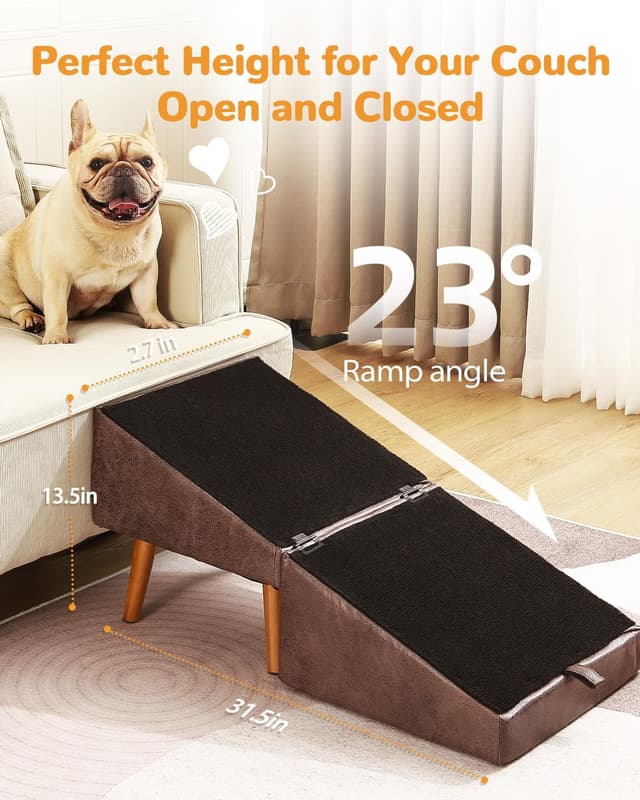 Detalle de Ziluce Dog Stairs 17.13-In H 4-Step Ramp