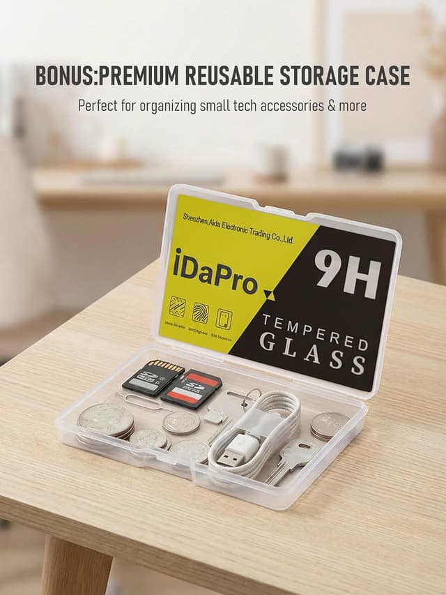 Detalle de iDaPro screen protector for TicWatch Pro 5, 4 pack