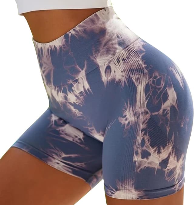 Detalle de Gym Leggings for Women Scrunch Butt Lifting Tie Dye High Waisted Yoga Pants (Seamless Tummy Control)