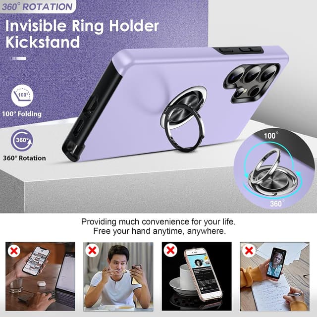 Detalle de Samsung S25 Ultra case with tempered glass