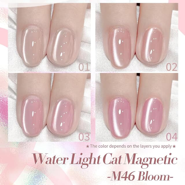 Thumbnail 1 de Born Pretty Jelly Nude Rosa UV Nagellack 4er-Set 💅