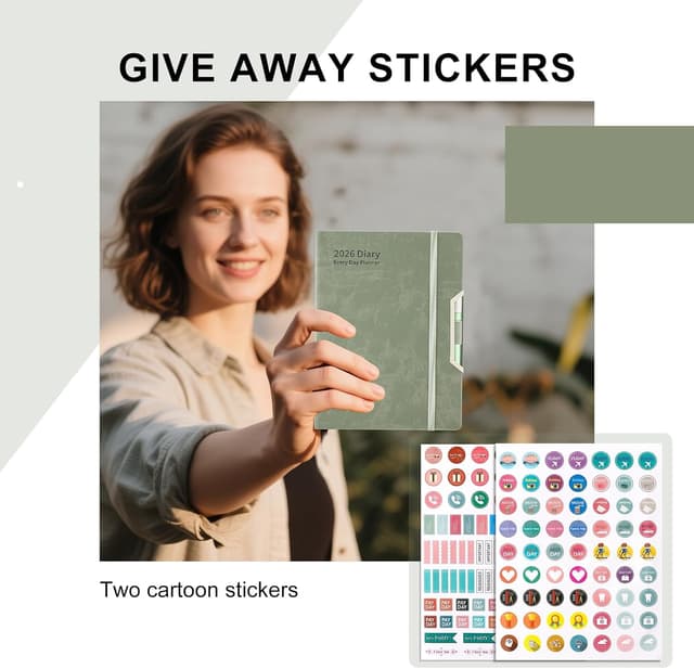 Detalle 1 de Agenda académica 2026 A5 día por día