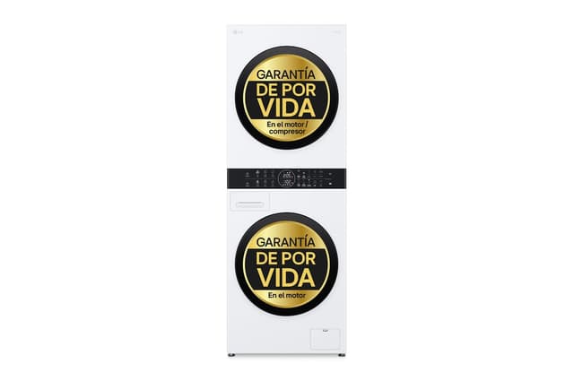 Detalle de LG WT1210WWF Torre lavado y secado 12 kg