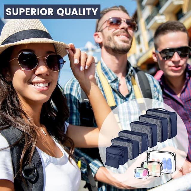 Thumbnail 6 de CORYIN Packing Cubes 10 PCS travel organiser