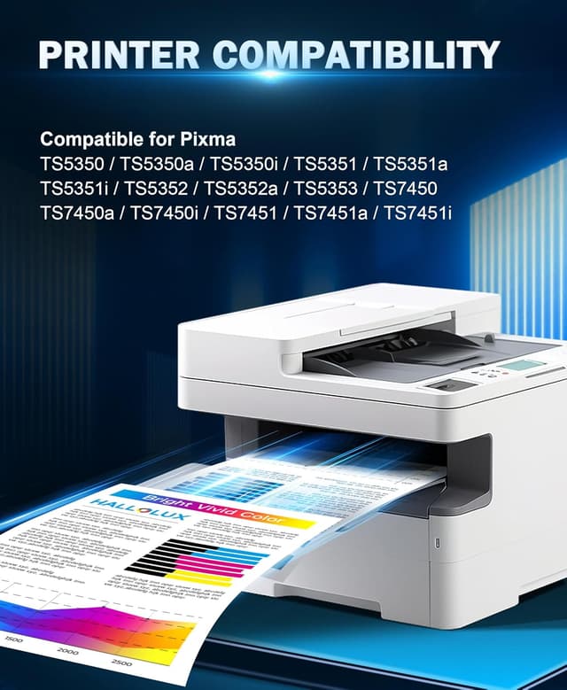 Detalle 2 de HALLOLUX PG-560XL CL-561XL Druckerpatronen Schwarz & Farbe