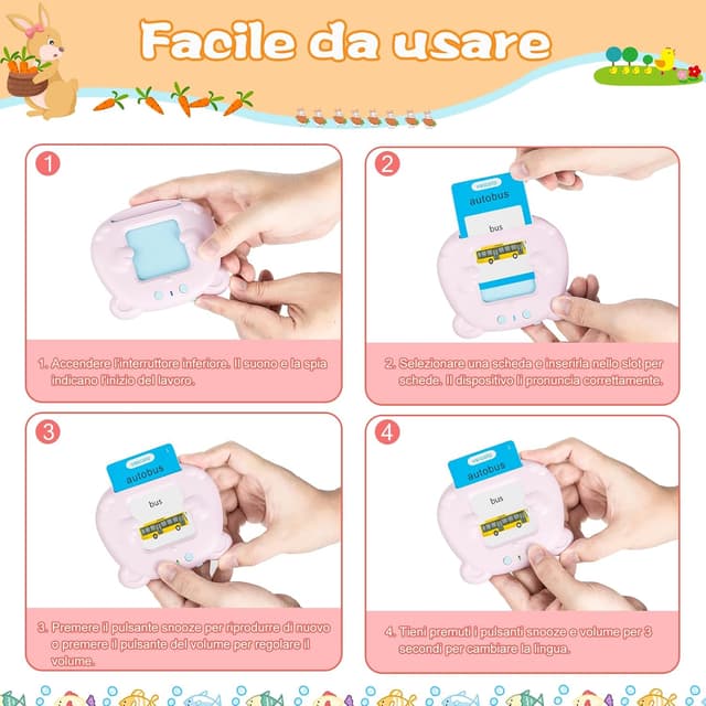 Detalle de Flashcard per apprendimento audio 224 parole