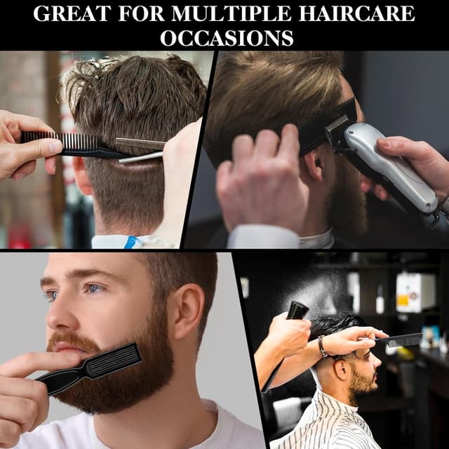 Thumbnail 5 de DUAIU 9 Pcs Hair Comb Set for Barbers