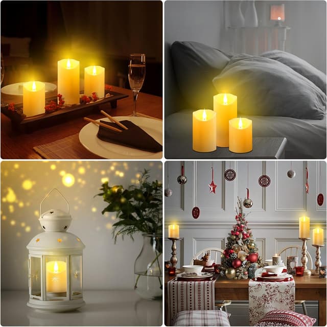 Thumbnail 4 de daphomeu LED Candles 4", 5" and 6" Flameless with Remote ⌛