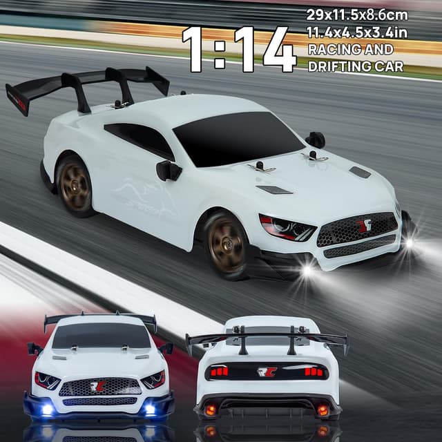 Detalle de BORSTOYPRO drift RC 1:14 con sterzo proporzionale