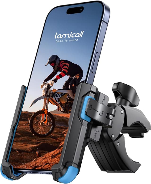 Imagen de Lamicall Motorcycle Bike Phone Mount 4.7-7" en OfertitasTOP