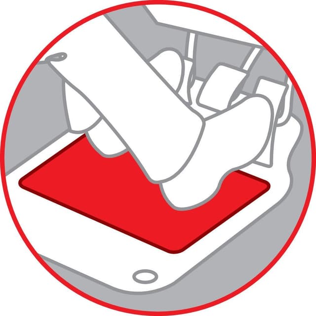 Detalle de Lampa 26172 Car Mat Textile (Size S) – Black door sill floor mat