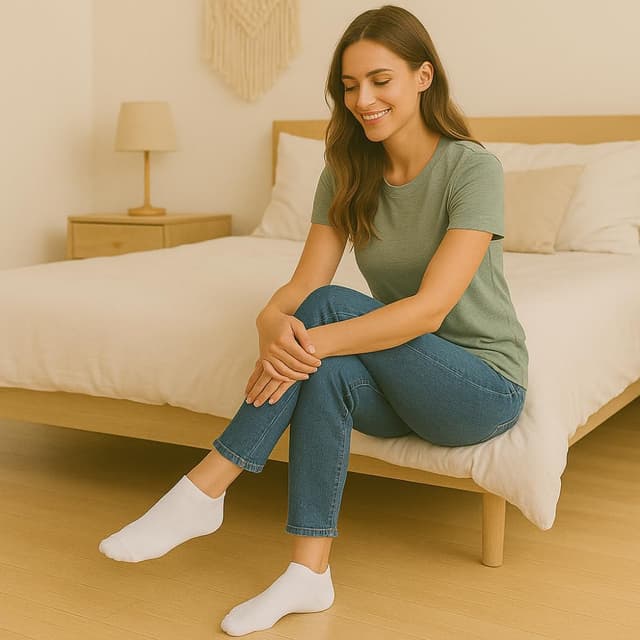 Detalle 2 de Sneaker Socken Herren & Damen – Premium 10 Paar Sneaker-Socken aus Baumwolle (kurz), Schwarz/Weiß/Grau