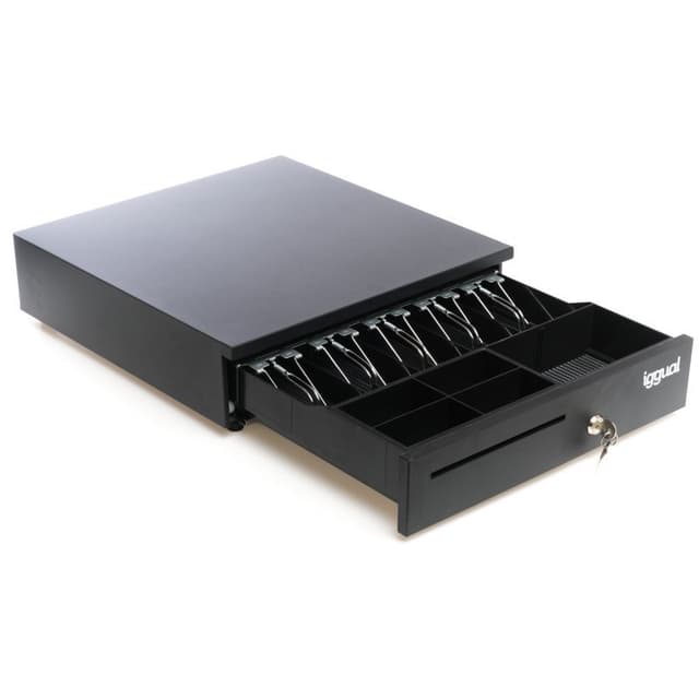 Detalle de Iggual IRON-35 Cajón portamonedas negro