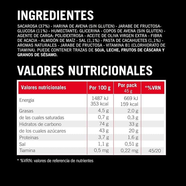 Thumbnail 6 de Enervit Carbo Bar C2:1PRO Salty Peanut Butter 🎯 Barrita Energética 30g