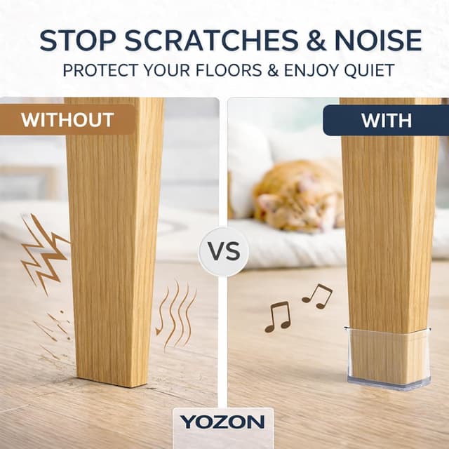 Thumbnail 2 de 24 Pcs Chair Leg Floor Protectors