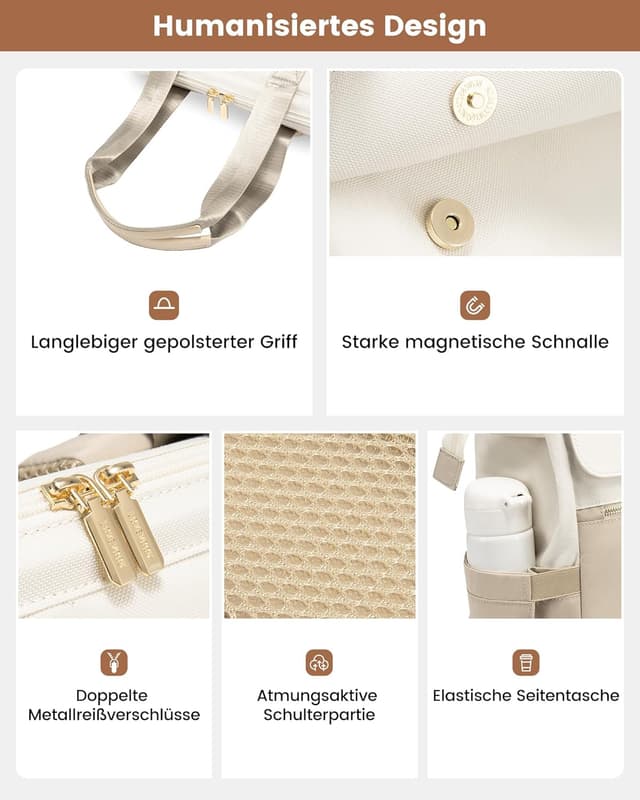 Thumbnail 4 de LOVEVOOK Rucksack Damen 15,6 Zoll