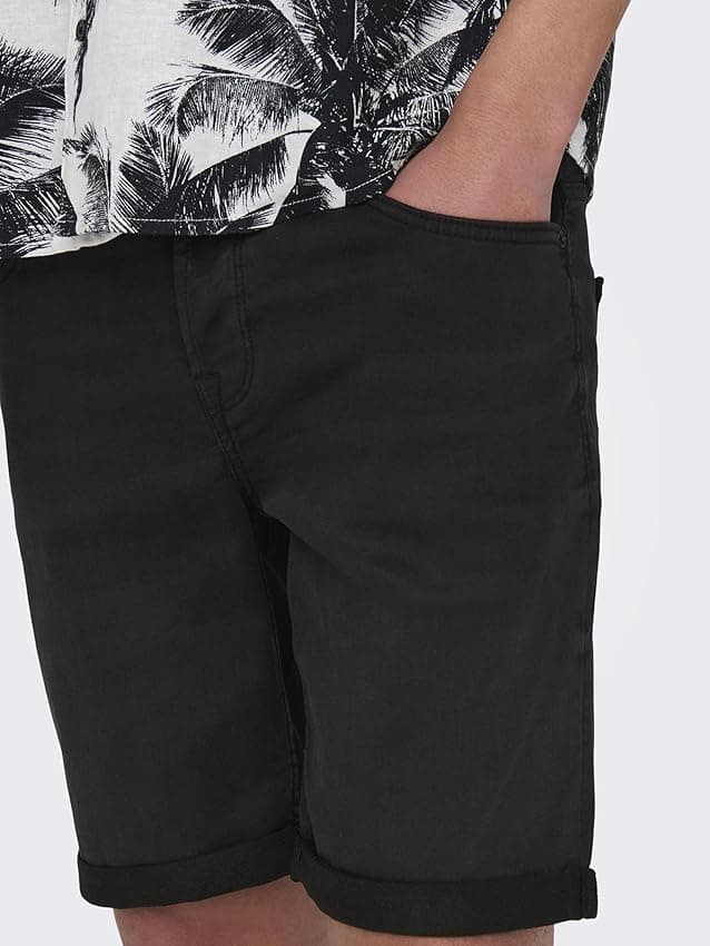 Thumbnail 6 de Only and Sons Ply Life Reg pantalones cortos Negro M