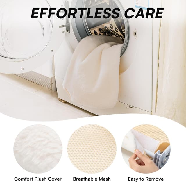 Detalle de Cat Window Hammock Bed foldable window perch (54x30cm) with suction cups up to 18kg