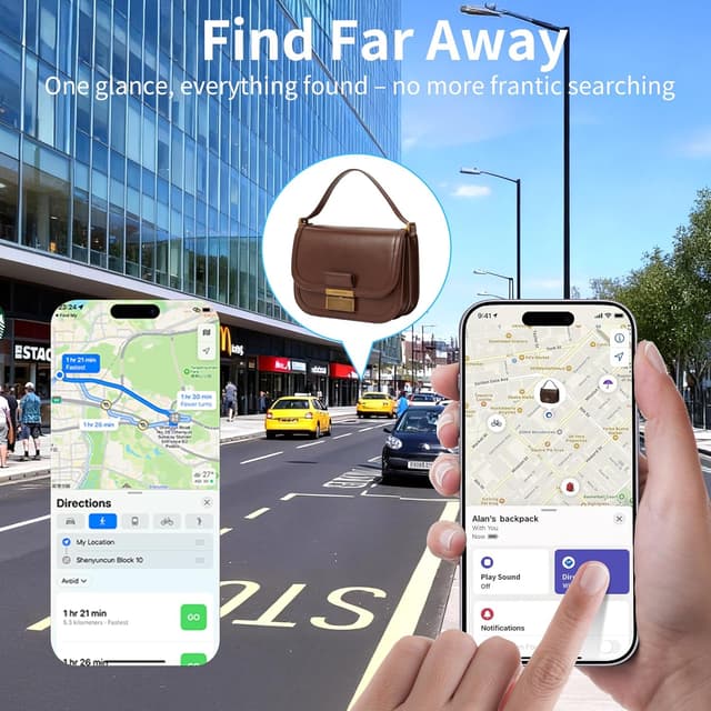 Thumbnail 2 de 2025 Air Tracker Tags 4-Pack Bluetooth Item Locator